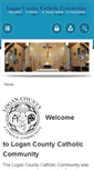 Mobile Screenshot of logancountycatholic.org